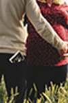 Natürliche Fotografie Babybauch